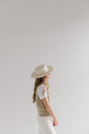 Gigi Pip Hat Gigi Pip | Dahlia Boater in Off White