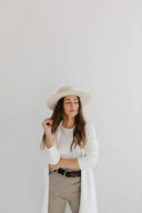 Gigi Pip Hat Gigi Pip | Dahlia Boater in Off White