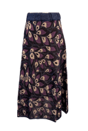 Happy Sheep Apparel Happy Sheep | Flared Midi Skirt in Violet