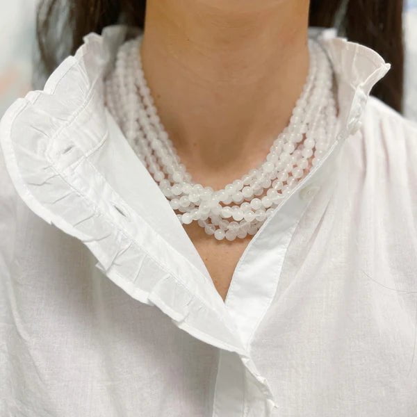 Hazen & Co. Jewelry Hazen & Co. | Murphy Necklace in White Jade