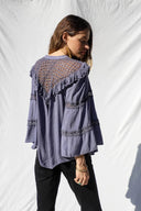 Jen's Pirate Booty Apparel Jen's Pirate Booty | Peony Top in Rio Storm