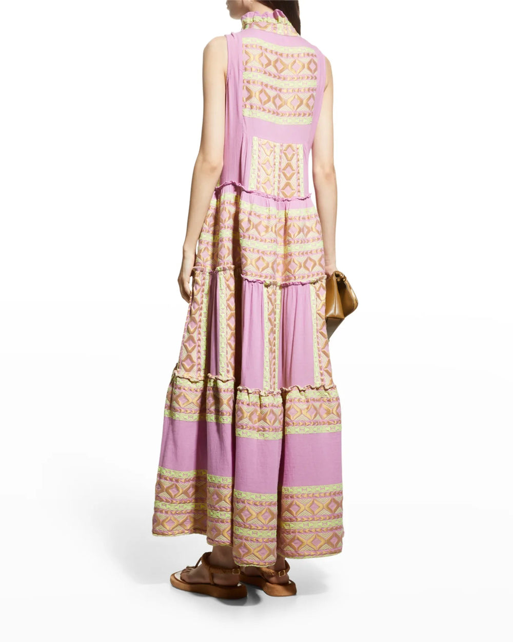 Lace Apparel Lace | Lilac Sleeveless Maxi Dress