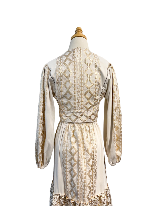 Lace Apparel Lace | Off White Tie Front Top