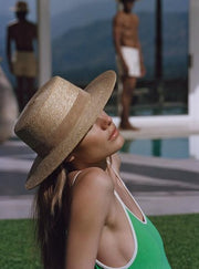 Lack Of Color Hat Lack Of Color | The Spencer Suede Boater in Natural