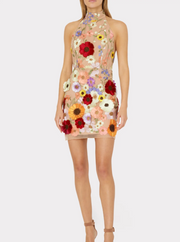 Milly Dresses Milly | Hariet 3D Floral Embroidered Dress
