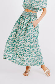 Mirth Apparel MIRTH Clothing | Granada Skirt in Seaglass