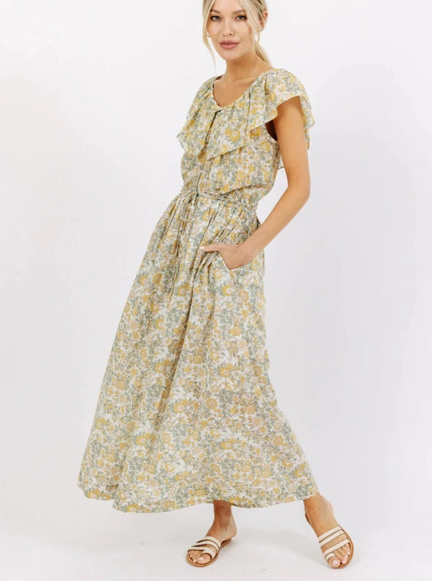 Mirth Apparel MIRTH Clothing | Verona Circle Skirt in Marigold