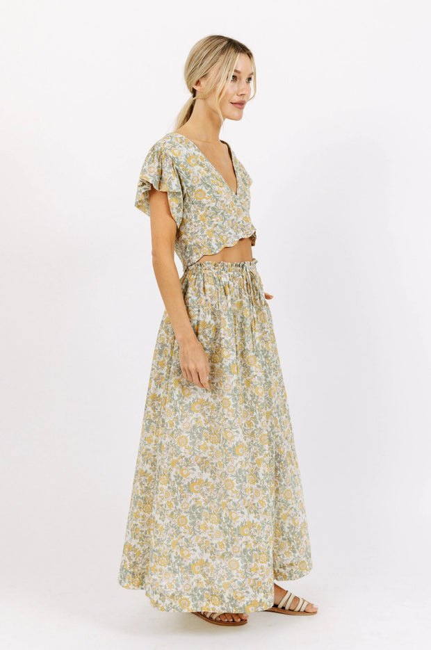 Mirth Apparel MIRTH Clothing | Verona Circle Skirt in Marigold