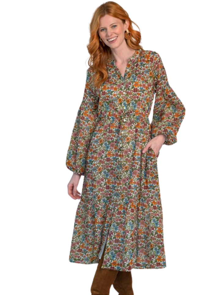 Olivia James Apparel Olivia James | Emory Dress in Wildflower Ivory