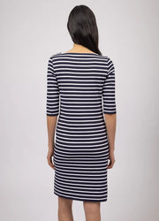 Saint James Apparel Saint James | Propriano III Dress in Navy / White