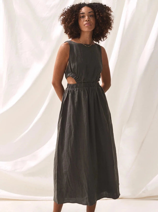 Sancia Dress Sancia | The Anzola Dress in Charcoal