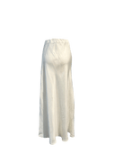Sateside Apparel Stateside | Viscose Satin Midi Skirt in Cream