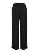 Sateside Apparel Stateside | Viscose Satin Pull On Trouser in Black