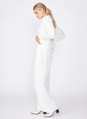 Sateside Apparel Stateside | Viscose Satin Pull On Trouser in Cream