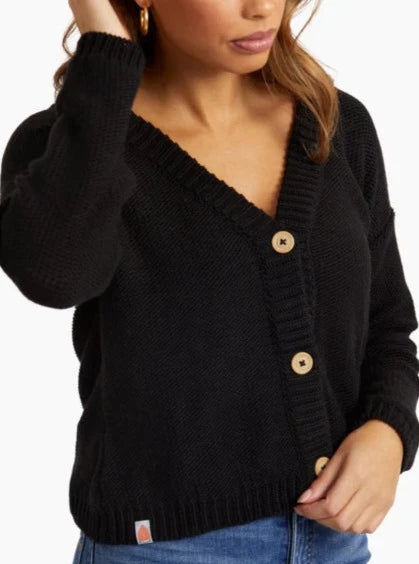 Sh*t That I Knit Apparel Sh*t That I Knit | The Cabot Cardigan in Black