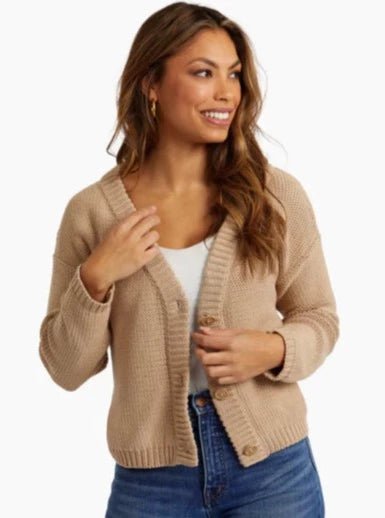Sh*t That I Knit Apparel Sh*t That I Knit | The Cabot Cardigan in Camel