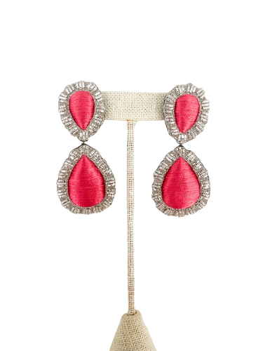 Sophia203 Jewelry Watermelon Pink Sophia 203 Jewelry | Giant Gem Earrings