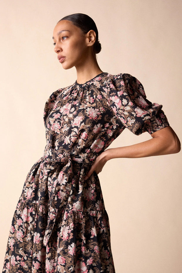 St.Roche Apparel St. Roche | Ciel Midi Dress in Belladonna Print