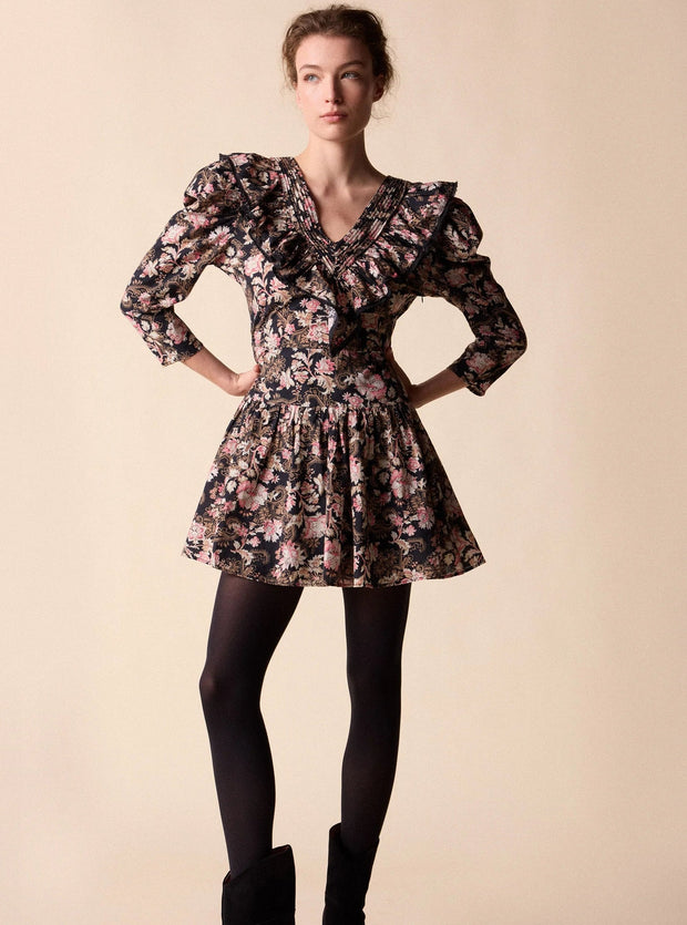 St.Roche Apparel St. Roche | Hatfield Mini Dress in Belladonna Print