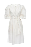 St.Roche Apparel St. Roche | Tippi Shirt Dress in Porcelain