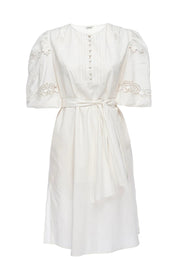 St.Roche Apparel St. Roche | Tippi Shirt Dress in Porcelain