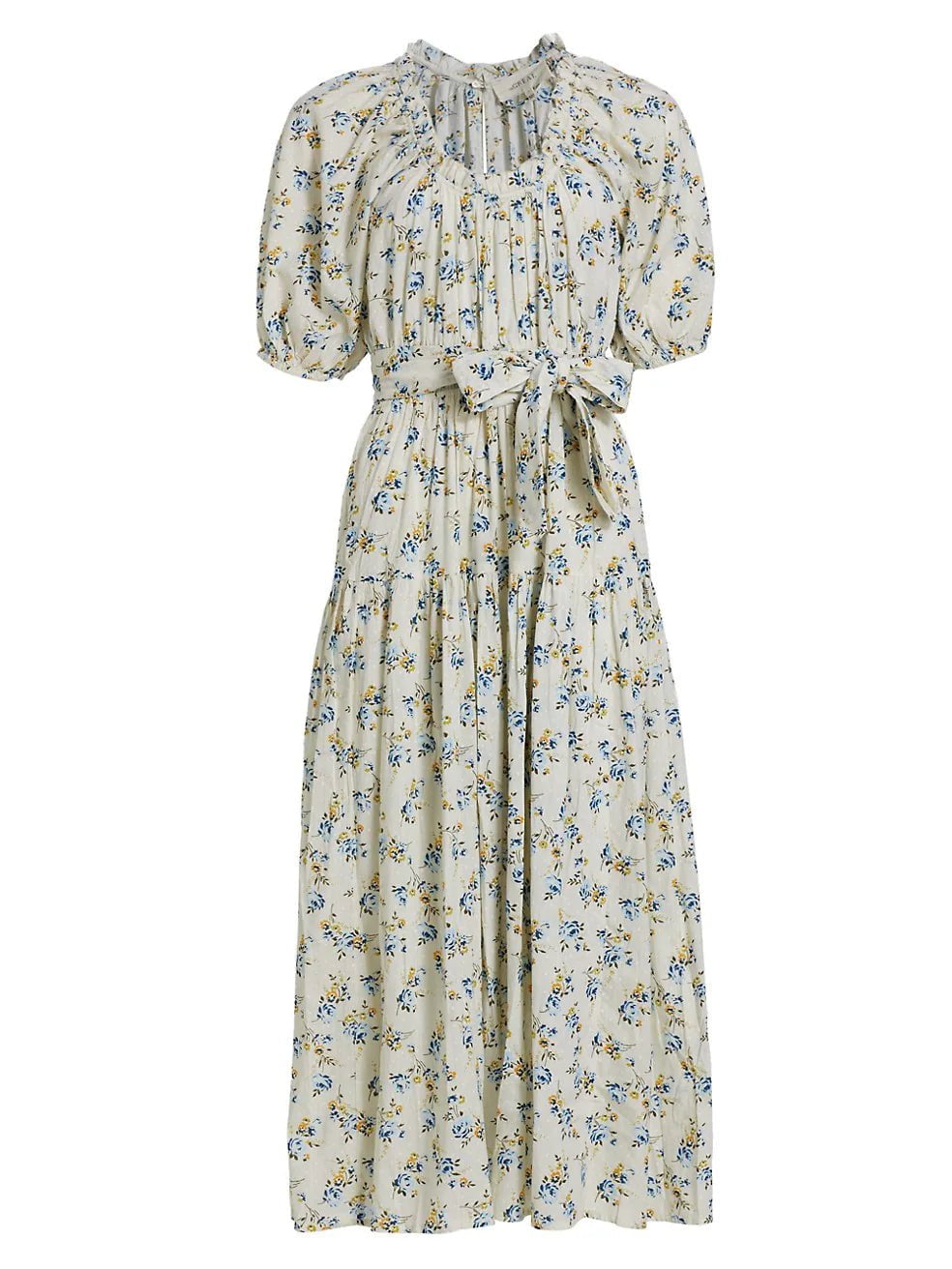 The Great Dress The Great | The Moonstone Dress in Cream Kerchief Rose Print