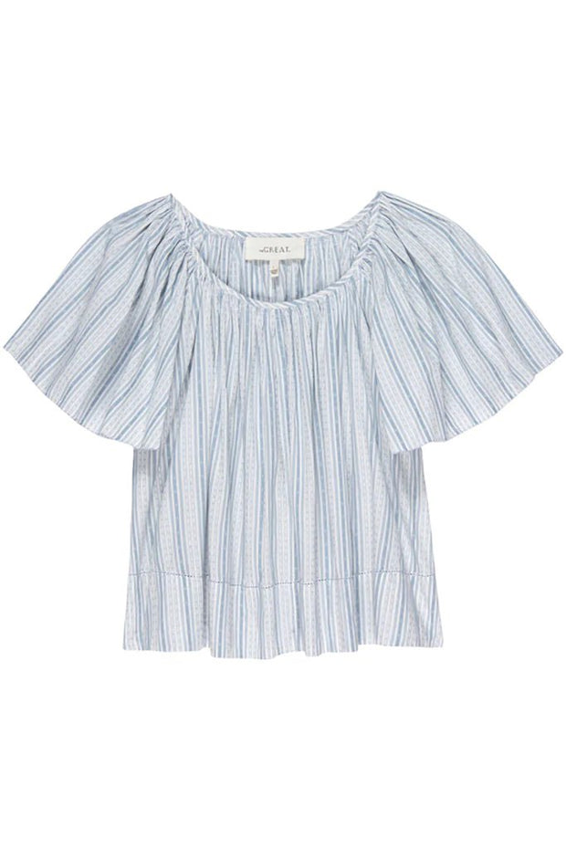 The Great Tops The Great | The Dale Top in Saltwater Stripe
