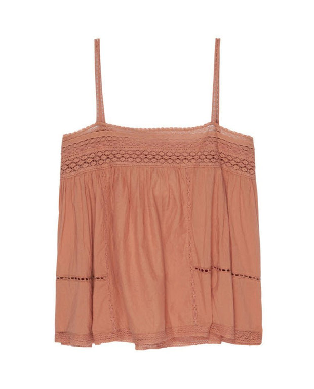 The Great Tops The Great | The Heirloom Cami in Peach Nectar