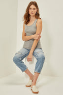 Three Dot Apparel Three Dots | Granite Rocker Tank